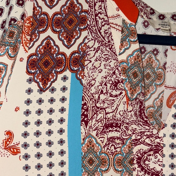 Entro Vibrant Patchwork Midi Dress - Picture 5 of 6